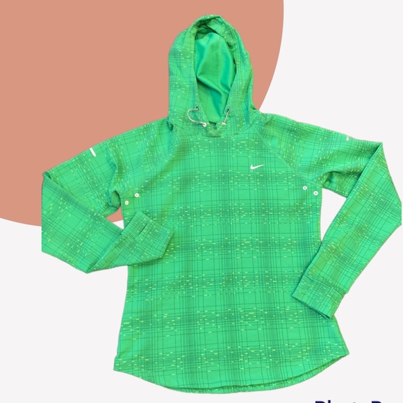 Nike Tops - Nike Dri-Fit Green Pullover Hoodie